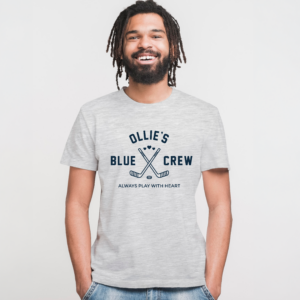 Ollie's Blue Crew T-Shirt (Adult)